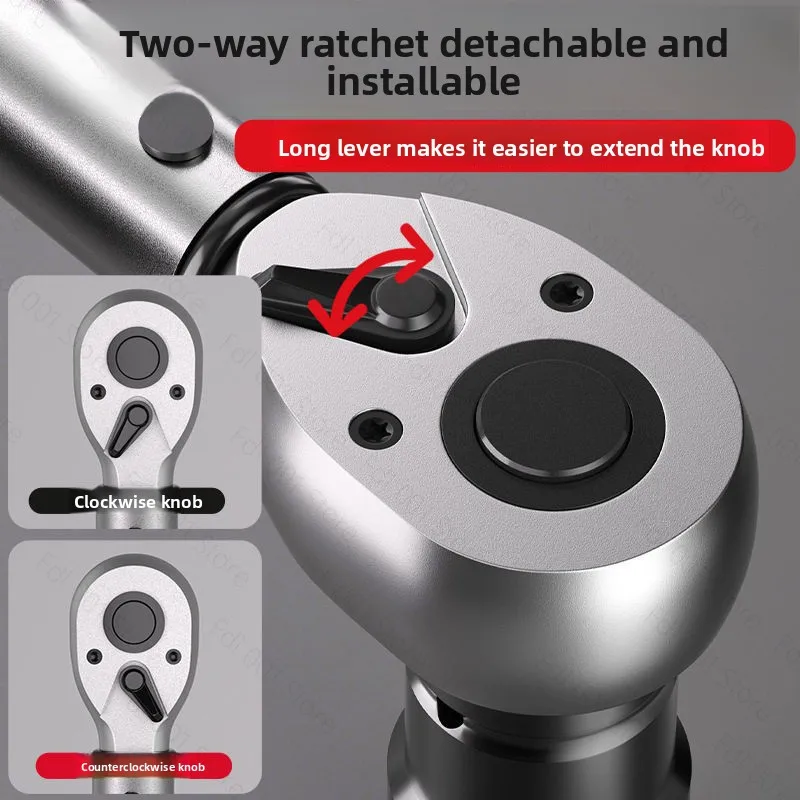 3/4 Inch Torque Wrench 600-1000Nm 48 Teeth 3% Accuracy, Heavy Duty Torque Tool for Car Truck Tire Repair