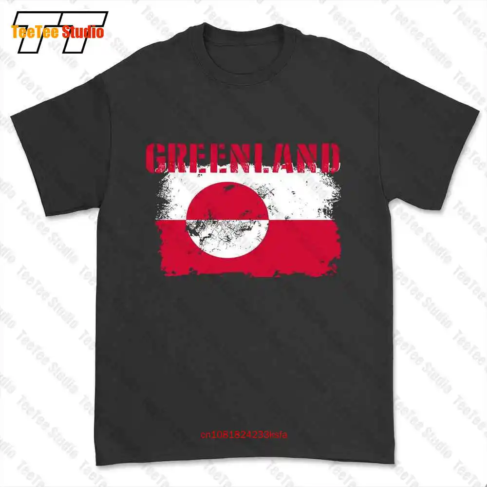 T-shirt com bandeira da Gronelândia, mapa da cidade, t3cz