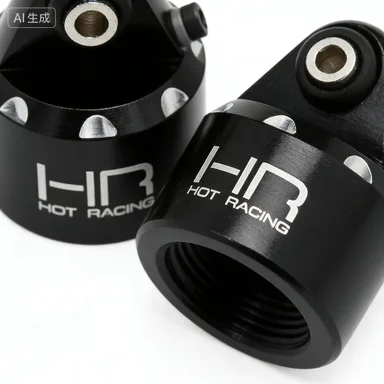

Hot Racing optional aluminum shock cap for the Traxxas 1/10 Maxx Shock bleeder caps