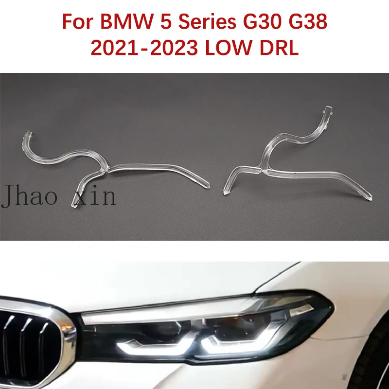 

Модуль источника света White Light Angel Eye Lamp Tube Ballast для BMW 5 серии G30 G38 2021-2023, направляющая полоса DRL для фар ближнего света