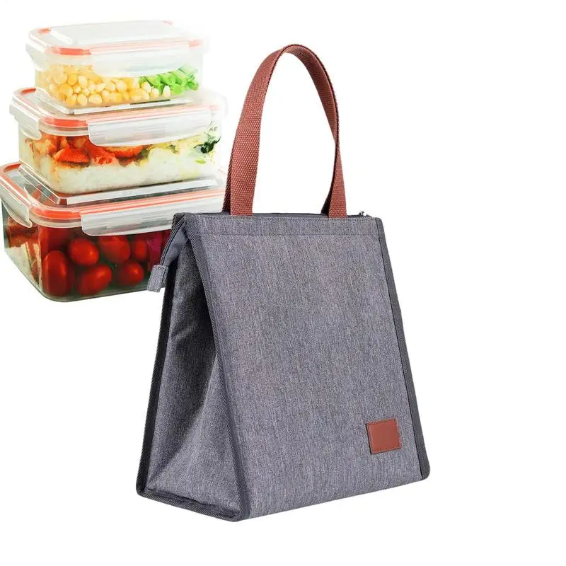 

Cooler Lunch Bag Cooler Lunch Container Large Capacity Reusable Container Leakproof Pouch Food Storage Case Comfortable Handles