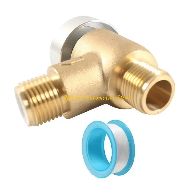 M68B Efficient Brass Vacuum Breaker Check Valves 571-VAC-CHK-A Suitable for Leak Prevention Motorhomes Water Systems Trailers