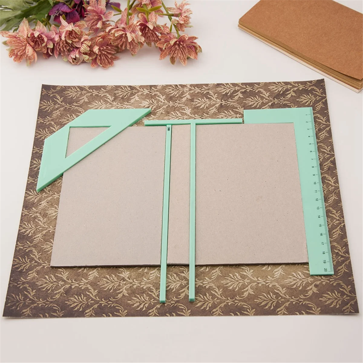 A20M غلاف الكتاب دليل لوازم الخياطة مجموعة أدوات مخطط سكرابوكينغ الصفحة