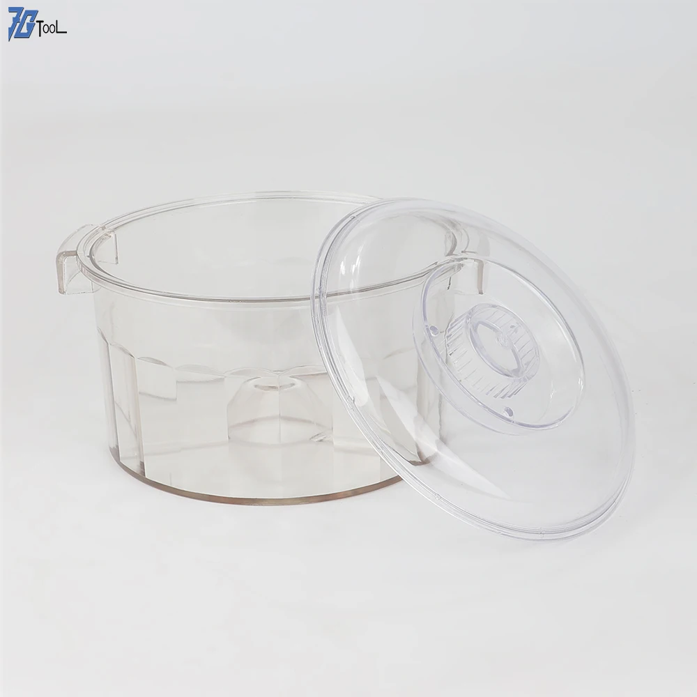 Manufactured ! KT-185 KD-185 Magnetic Clear Tumbler/Bucket, Glass Barrel