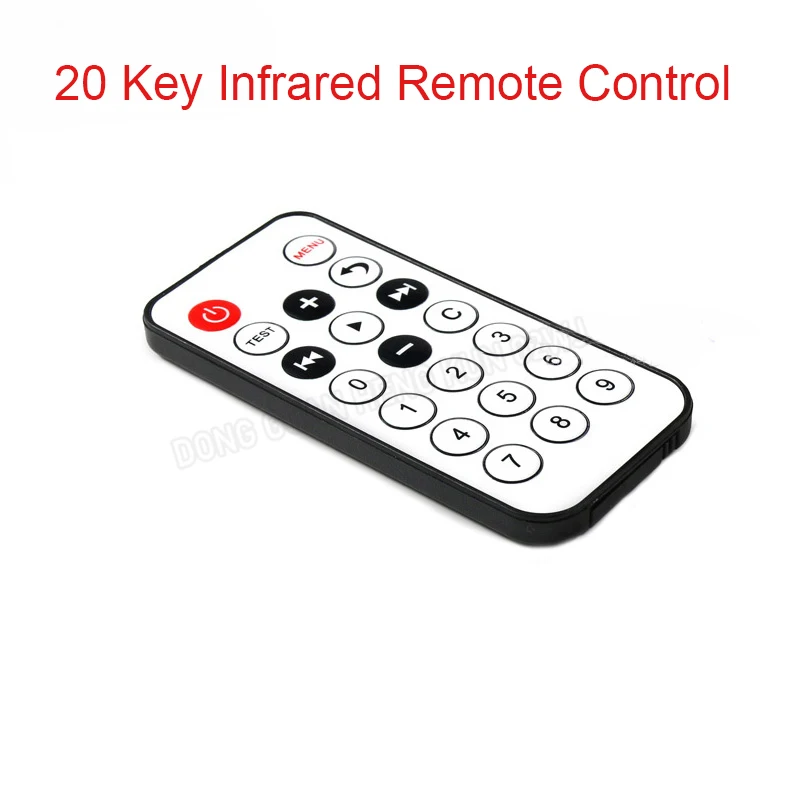 

38KHZ Remote Control 51 Single-Chip Microcomputer Infrared Remote Control MP3 Remote Control Transmitter Wavelength 940nm