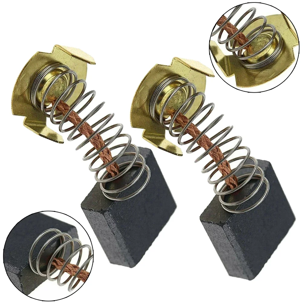 2/4/6/8/10szt Szczotki węglowe Szlifierka kątowa Szczotka grafitowa Zamiennik do młota wyburzeniowego CB-204 Akcesoria do elektronarzędzi