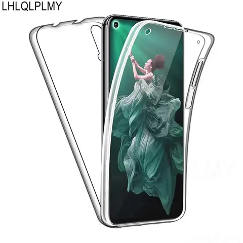 Двусторонний прозрачный чехол для Huawei Honor 9C 8X 8A 10i 20S 10 Lite Mate 20 Pro 9X Premium Nova 7i 5t, передняя и задняя крышка топ 10 чехол для чести 9x - №4