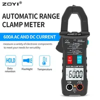 NEW ZOYI ZT-QB9 Digital Clamp Meter Professional 6000 Counts Multimeter AC DC 600A Ohm Capacitance TEMP Auto Range Voltmeter Amm