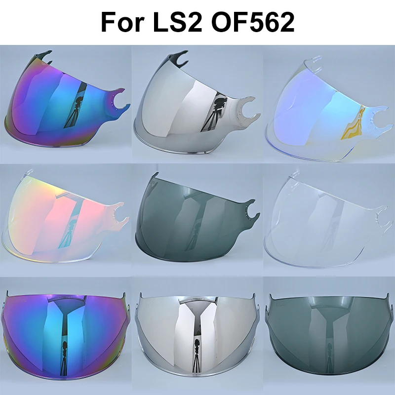 Colorful Unisex Visor Helmet Visor Replacement Visor Motorcycle Accessories Easy-Installation Suitable for OF562 Durable