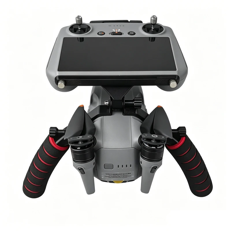 Handheld Gimbal Kit Dual-Handle Stabilizer Holder Mounts for DJI RC-N2 / RC2 Remote Control Bracket DJI Air 3 3S Drone