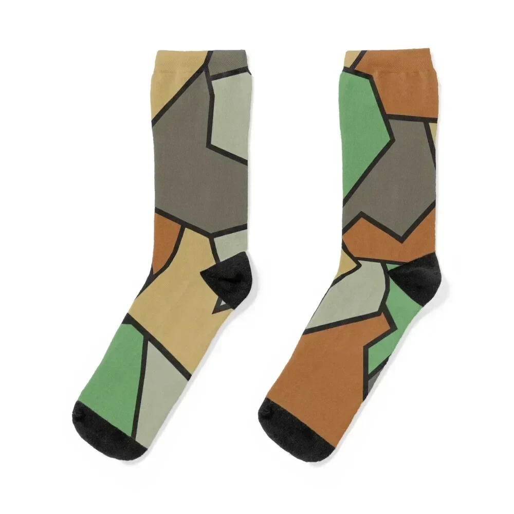 

WW1 Camouflage Socks cotton custom sports Crossfit sports and leisure Woman Socks Men's