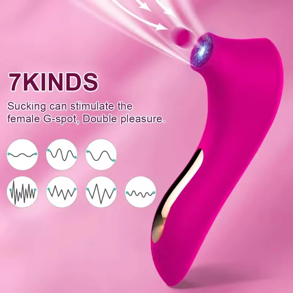Sucking Vibrator Adult Sex Toys Female Nipple Oral Vacuum Massager Clitoral Vibrator Dildo Masturbator Adult Sex Toys for Women image 2