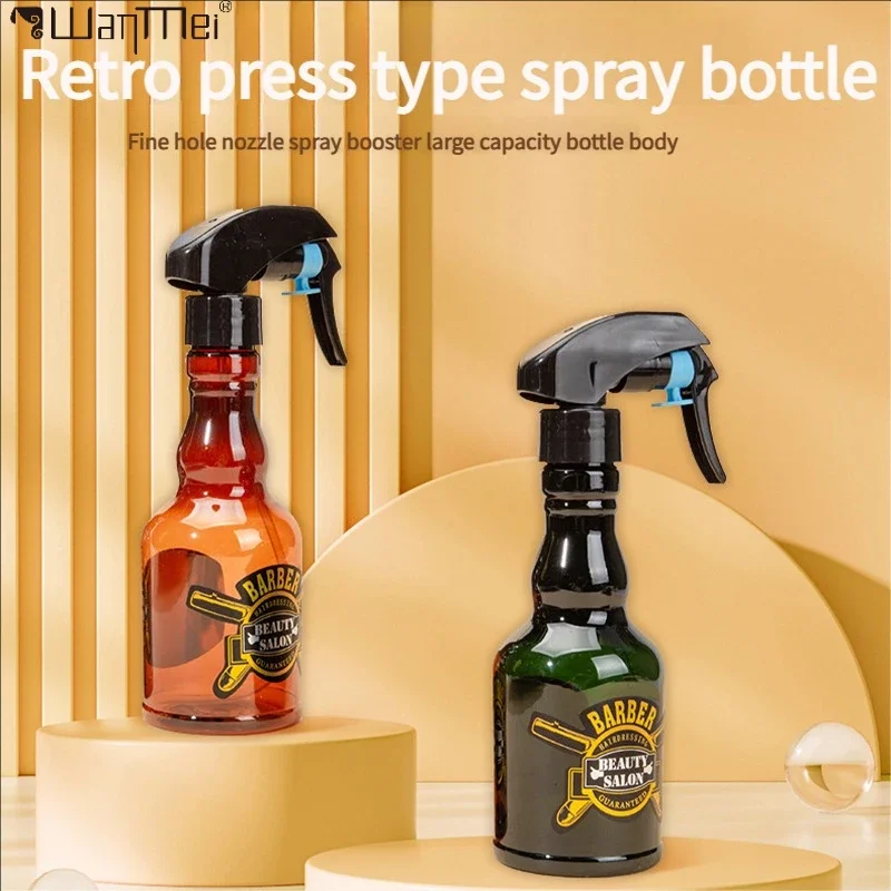 250ML Continuous Fine Mist Spray Hairdressing Spray Bottle Salon Barber Hair Tools Water Sprayer Style Portable Spray Bottles