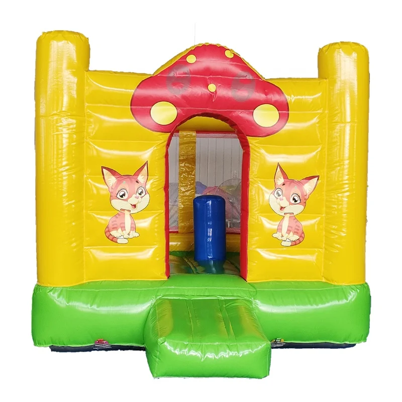 High Quality KALUEN PVC Inflatable Bouncer Castle with Air Blower for Kids & Children 3x3m Size