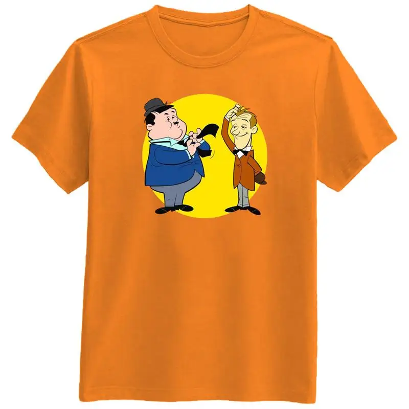 Laurel N Hardy película de dibujos animados programa de televisión Retro Fan divertido amor camiseta nueva