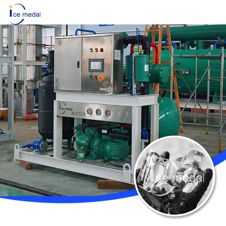 ICEMEDAL IMT1 Industrial Tube Ice Making Machine with Factory Price 1 Ton Tube Ice Machine Maker
