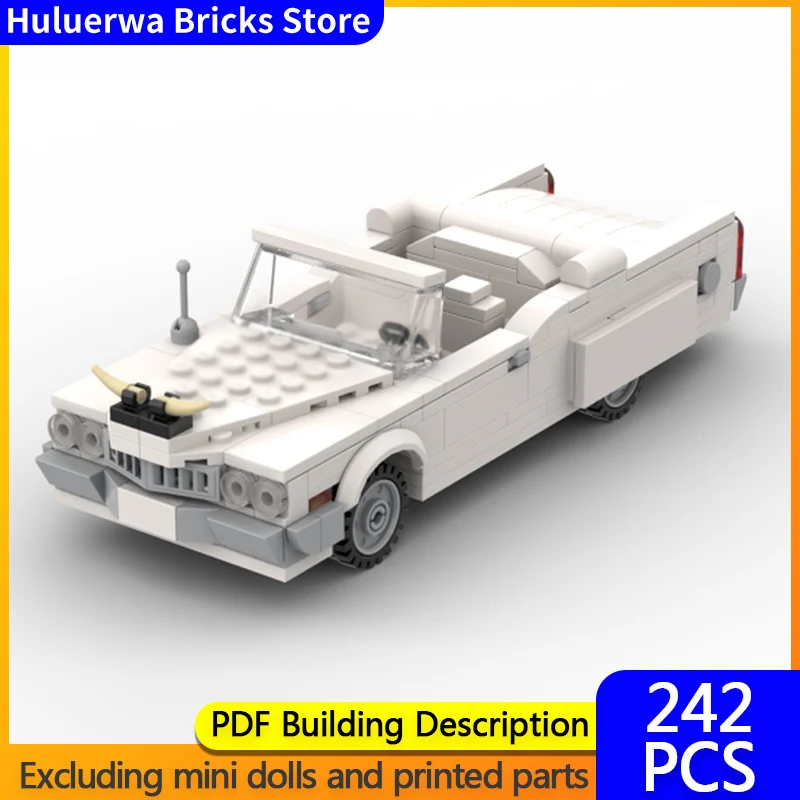

Speed Racing Car Model MOC Building Bricks Retro Convertible Car Modular Technology Children Holiday Gifts Assemble Toys Suit