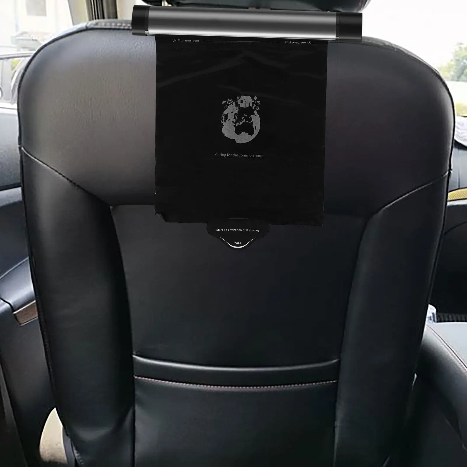 2 Rolls Disposable Car Trash Bag Hanging Auto Garbage Bag Thick Sturdy Pe Material Car Storage Outdoor Travel Vomit Bags