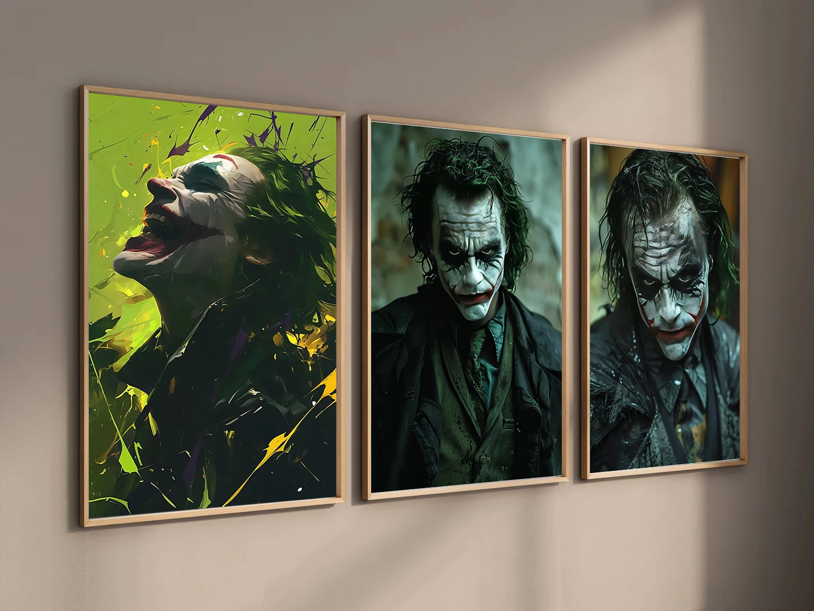 Póster autoadhesivo de J-Joker, papel tapiz de película, figuras HD, fotos de Batman, decoración del hogar, pintura, imágenes, arte de pared, decoración de dormitorio