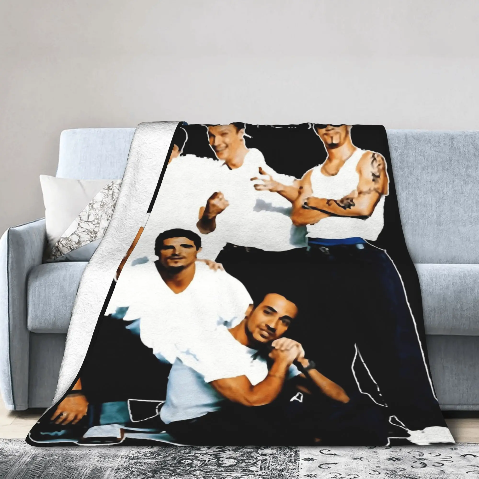 Backstreets Boys Band Blankets Fleece  Super Soft Throw Blankets for Home Couch Bedspread