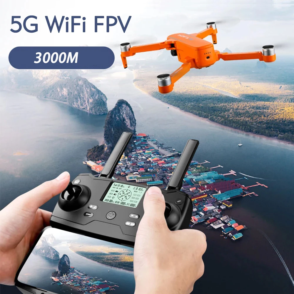 JJRC 2024 X17 GPS Professional Drone 6K Dual Camera 2-axle Head FPV Aerial Photography 5G Wifi Brushless Folding Helicopter Toys