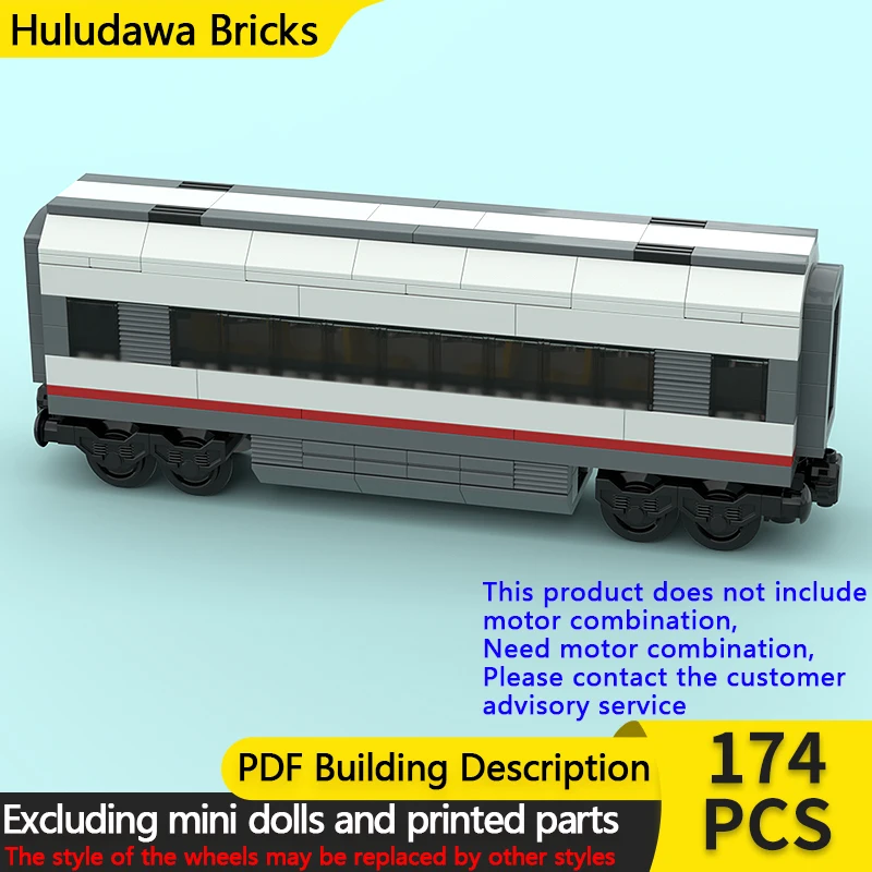 

Модель городской автомобиль MOC, строительные кирпичи, высокоскоростной пассажирский поезд, модульная технология, детские праздничные подарки, сборка игрушек, костюм