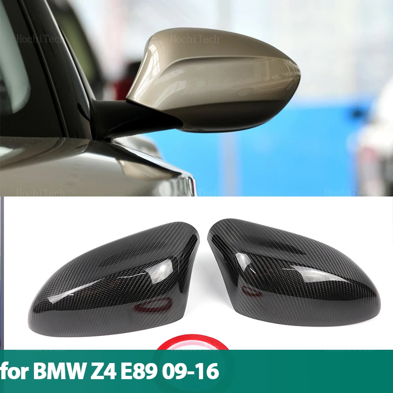 Rearview Mirror Cover Wing Side Mirror Cap Fit For BMW Z4 Z 4 E89 2009-2016 Auto Exterior Sides Rearview Cover Real Carbon Fiber