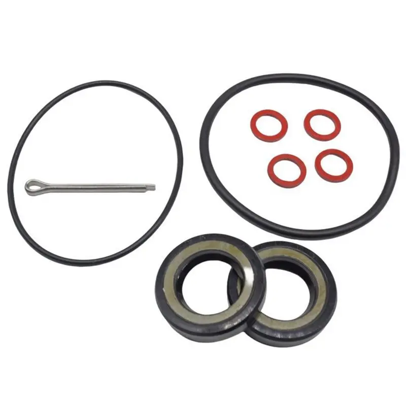 HOT-Lower Unit Prop Shaft Gearcase Oil Seal O-Ring 93101-17054 93210-57M09 Pin For 2/4 Str Stroke Outboards 9.9 13.5 15 2