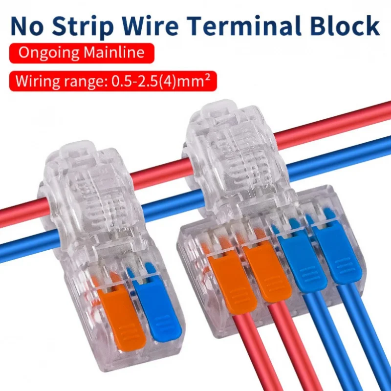 

JINH 10Pcs Quick CMK 21 Lever Connectors Multiple In Out Quick Cable Wire Crimping Plug Mini Thinned Fast Terminal Blocks LED