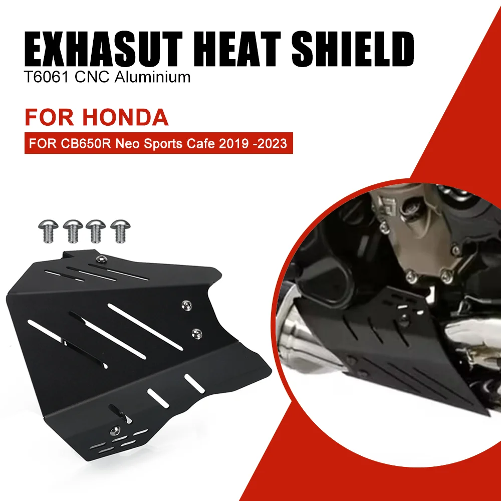 For Honda CB650R Neo Sports Cafe CB 650R 2019 -2022 2023 Motorcycle Exhaust Pipe Protector Heat Shield Guard Anti-scalding Cover