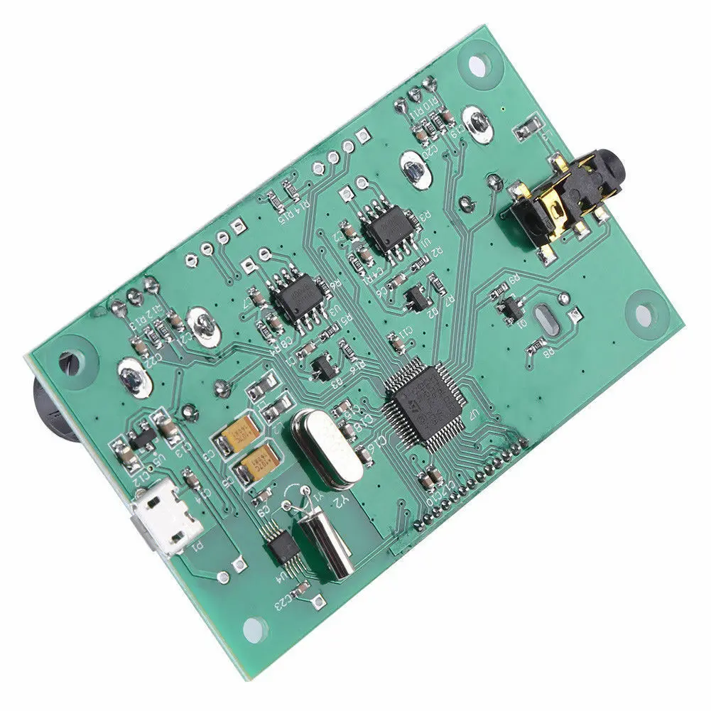 FM Radio Receiver Module 87-108MHz Frequency Modulation Stereo Receiving Board with LCD Digital Display 3-5V DSP PLL