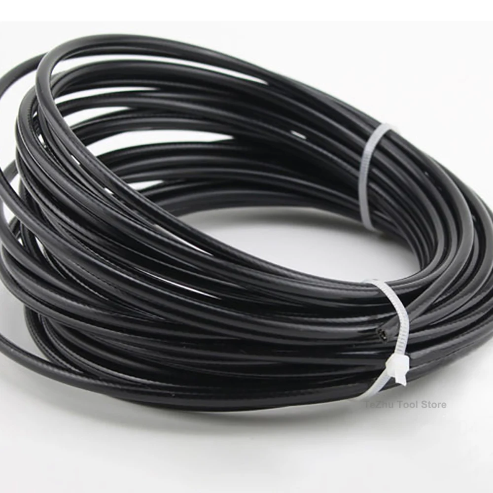 Black PVC Plastic Coated Stainless Steel 304 Wire Rope Cable 1MM-6MM Diameter After Coating Flexible Wire Rope
