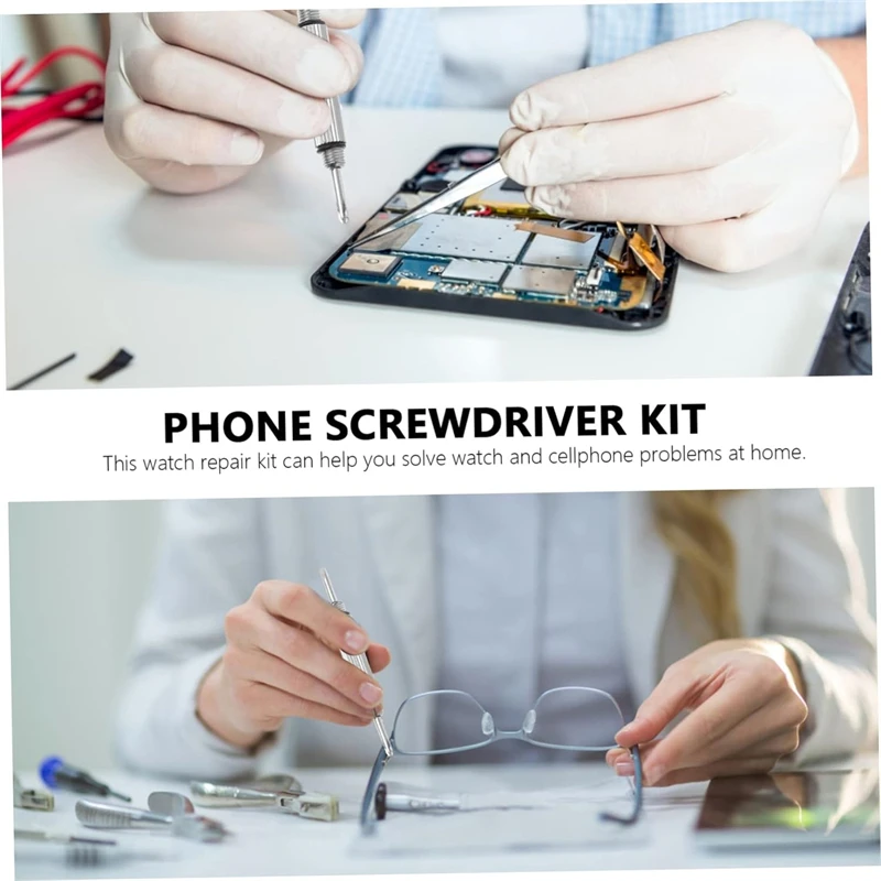 Mini-Handbrillen-Schraubendreher, 3-in-1-Brillenreparatursets, Multifunktions-Schraubendreher-Set für Sonnenbrillen, Uhren und Brillen mit Schlüsselanhänger – Detail 6