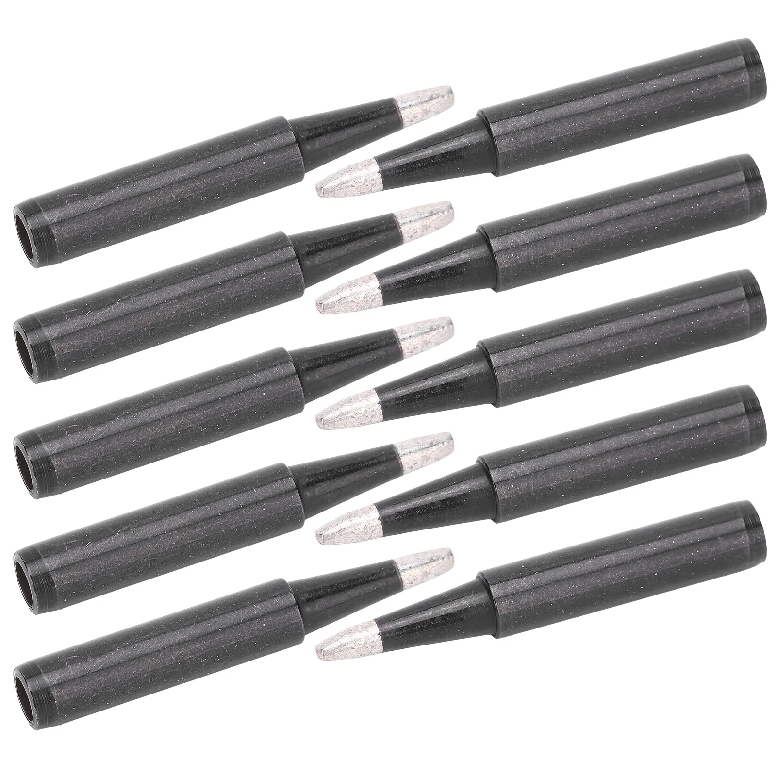 10Pcs Soldering Iron Tips Replacement Black Inner Heating Type Accessories 900M-T-2.4D Soldering Iron Parts Soldering Iron Tips