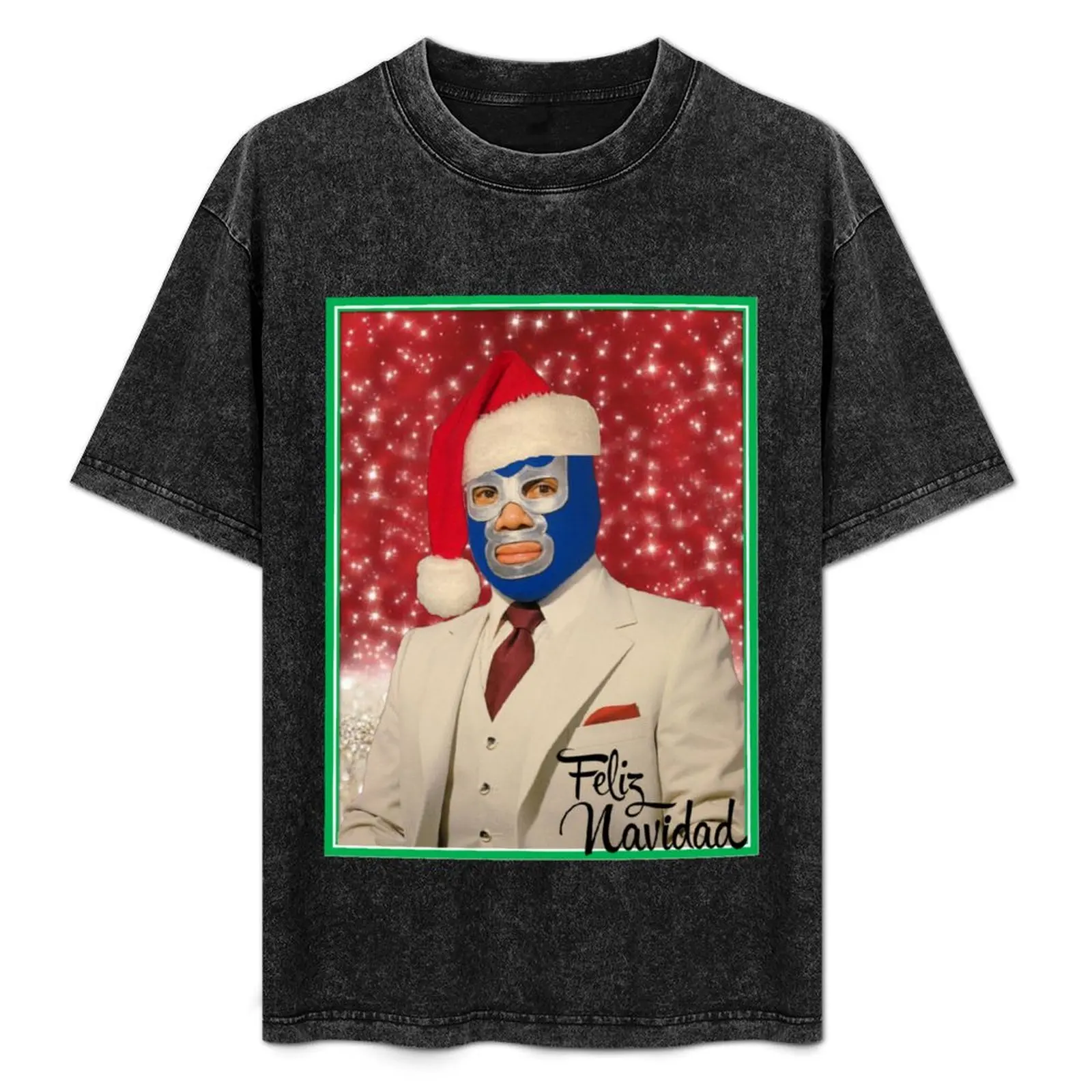 

Blue Demon Christmas Wishes T-Shirt Work Wear Simple Tee Shirt