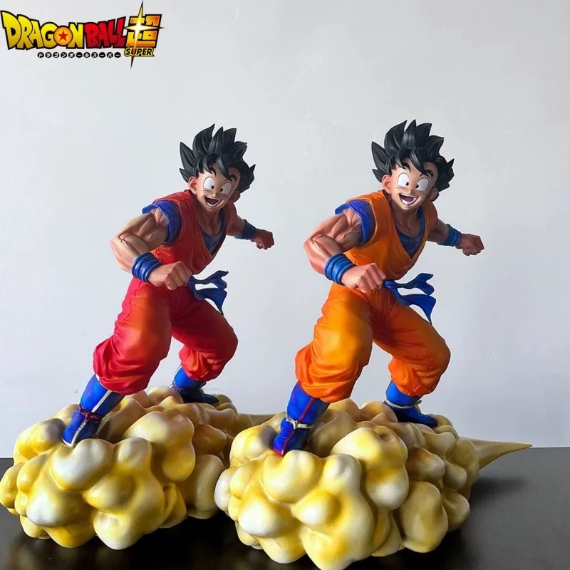 

Новый 31 см/12,2 дюйма Dragon Ball Z Cloud Goku Фигурка Super Saiyan Son Goku Фигурки Gk Статуя Коллекция Модель Игрушки Подарки