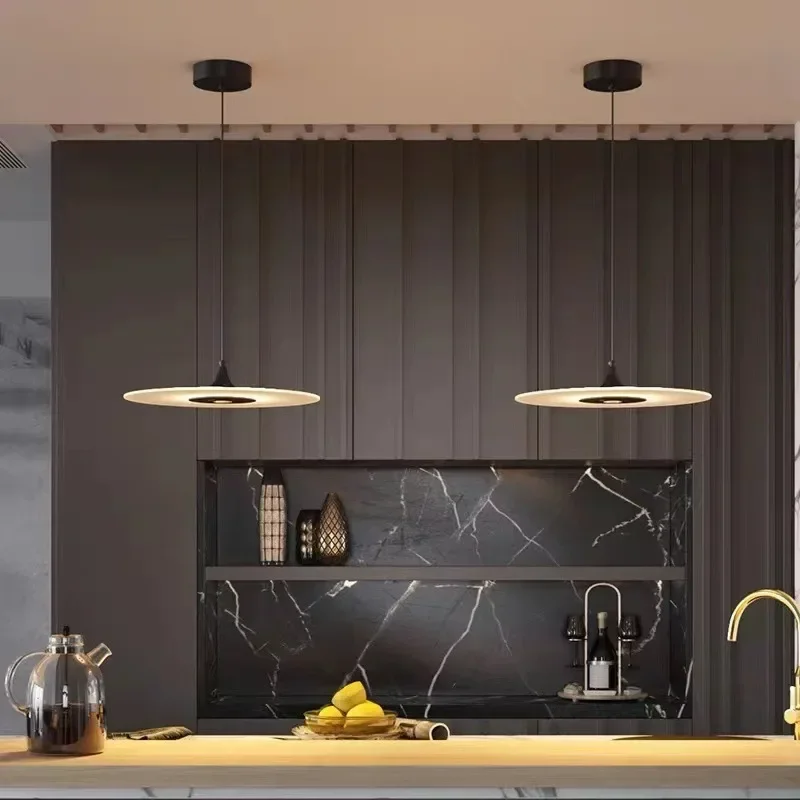 Nordic Salon Chandeliers Designer Minimalism Acrylic Led Lights Modern Home Decoration Living Room Dining Bedroom Pendant Lamp