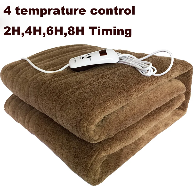 

Washable Electric Blanket Double 220V Electric Heated Blanket Mat Single-control Dormitory Bedroom Heating Carpet