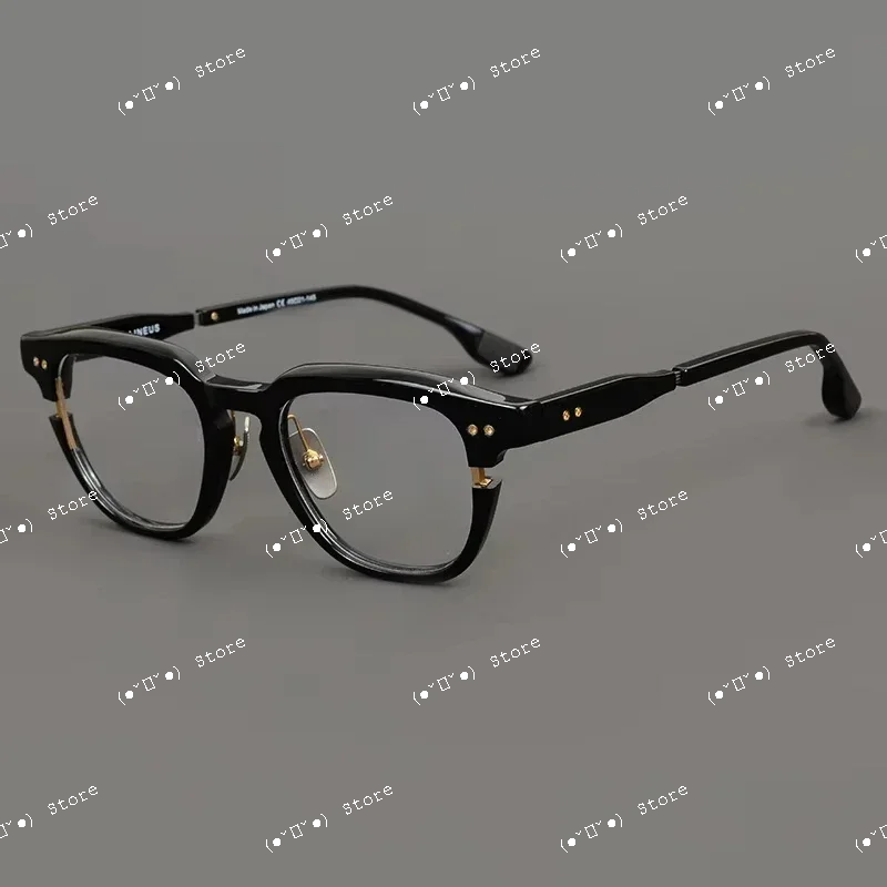 

acetate men eyeglasses frame high quality pure handmade square glasses retro optical myopia reading personalized women eyewear