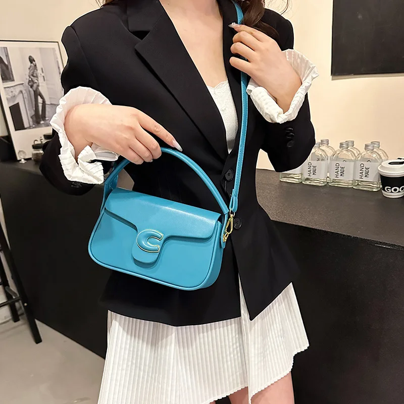 Trendy and Fashionable Hand-held Small Square Bags for Women. New Versatile Single-shoulder and Cross-body Box Bags.