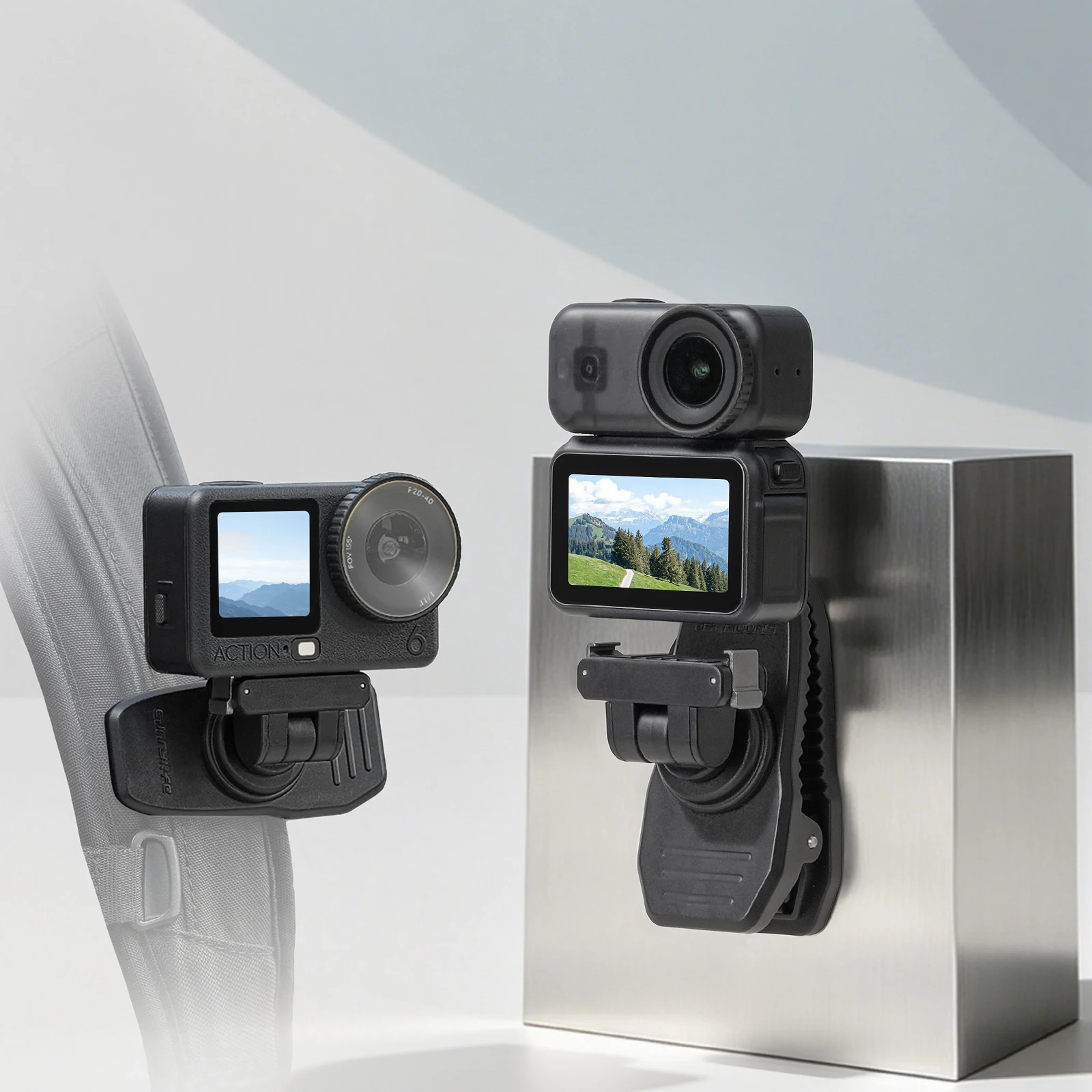

For DJI Osmo Nano Magnetic Quick-Release Backpack Clip and Action 6 Magnetic Mount