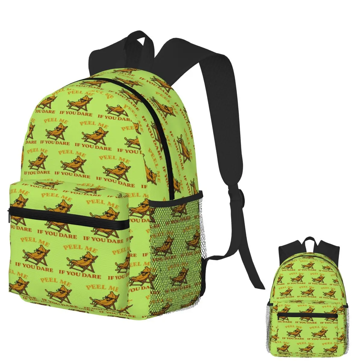 

For All Those Who Are Bold, Funny & Fruity On The Go Student Backpack School Bag Hiking Travel Daypack Bookbag Shoulder Bags