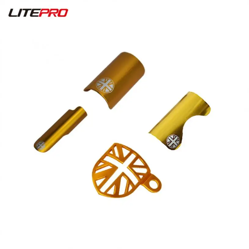 Litepro Für Brompton Fahrrad Tretlager Schutz Aufkleber Klapp Fahrrad Hinterradgabel Schutz Blatt – Detail 1