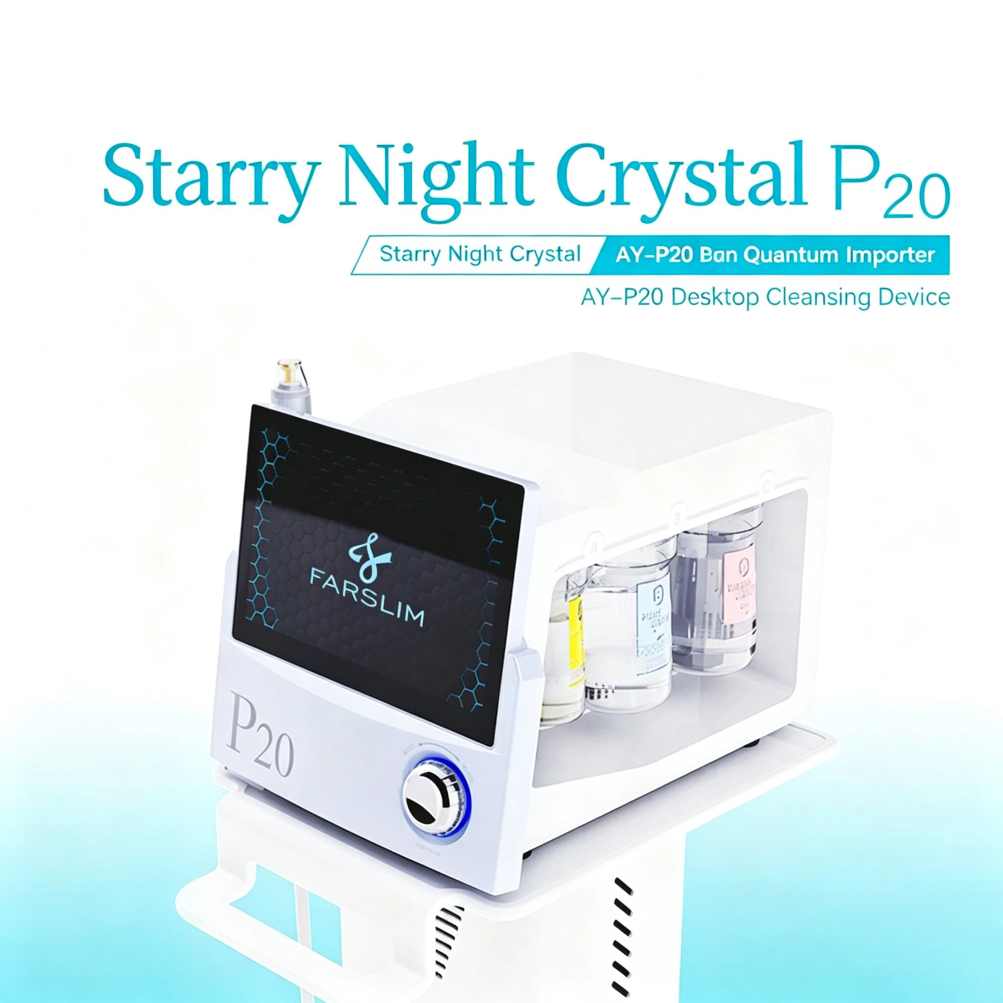 Home Hydrafacial Skin Care Station, Facial Pore Suction & Surface Cleansing Skin Care Tool