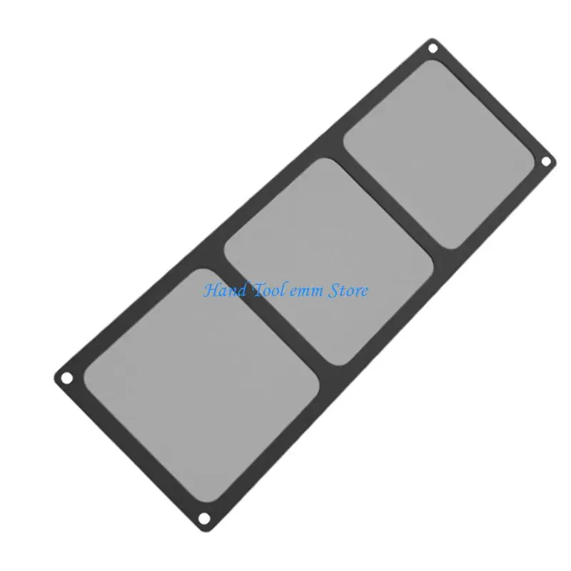 H37F PVC Dust Filter Cover for 14cm Width Computer Case Fan Net Mesh