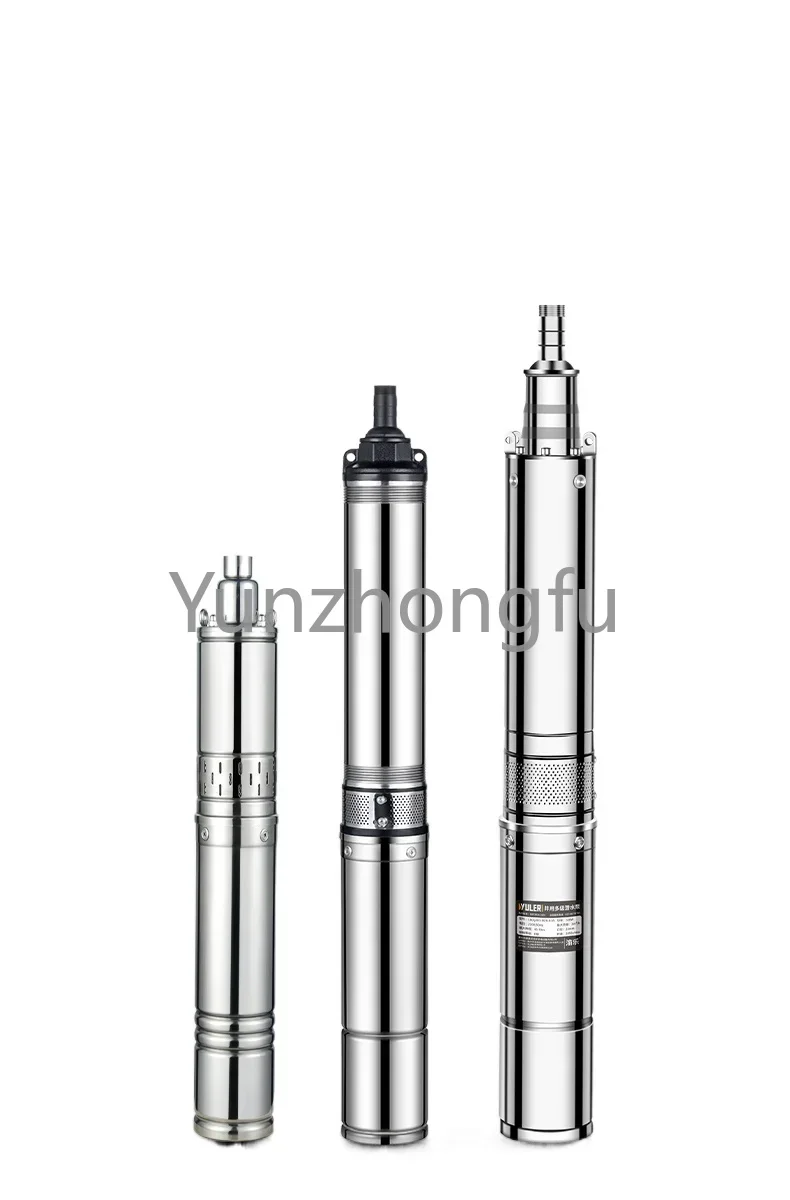 

Deep well Submersible pump household well water 220v stainless steel high lift deep water suction screw pump irrigation