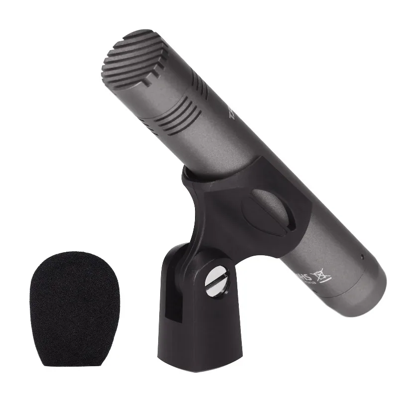 CM-60 Professional Condenser Microphone XLR Cardioid Mic 48V Phantom Power Supply Studio Recording Broadcasting Stage