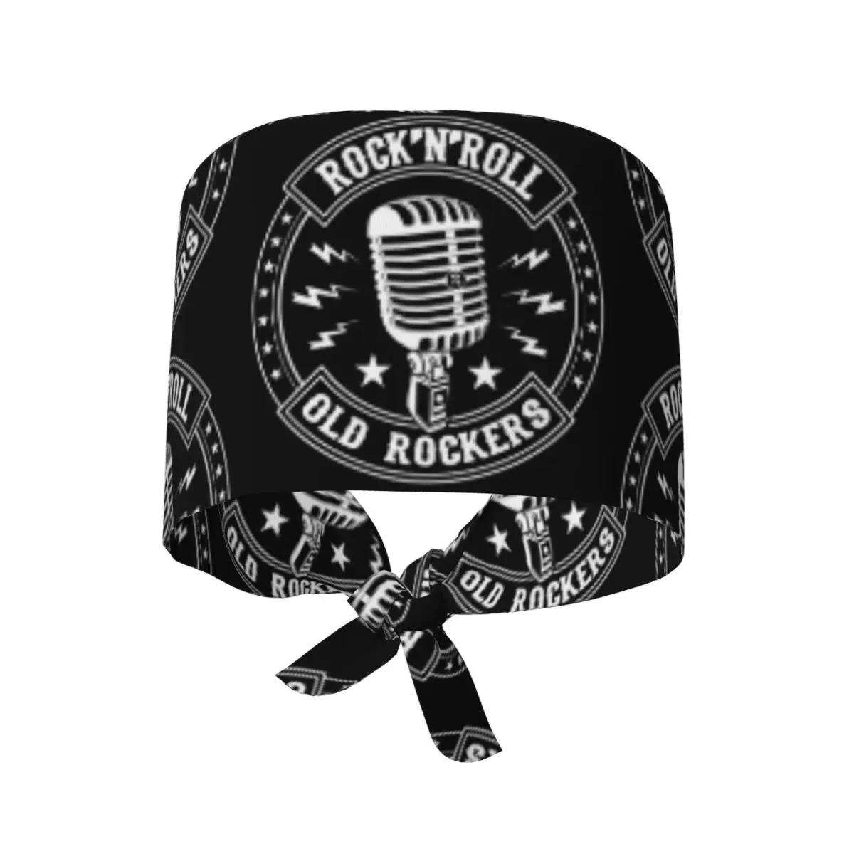 Microfoon Rock And Roll Rockabilly Scrub Hat Doctor Werkende Chirurgische Cap Unisex Verstelbare Verpleging Caps voor Tandarts