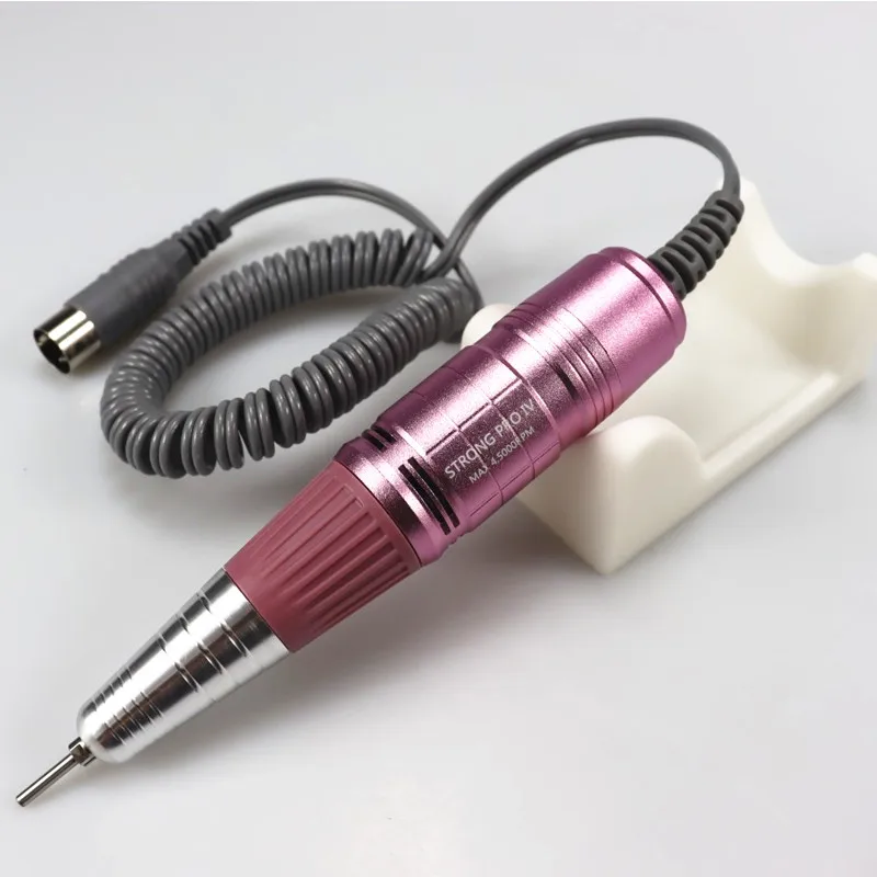 STRONG 45K Electric Nail Art Drill Pen Handle File Polish Grind Machine Handpiece Manicure Pedicure Tool Nail Drill Accessories