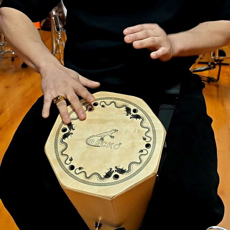 Tambor Bongo portátil, caja de Cajon de madera, tambor, tambores musicales, meditación, adultos, principiantes, instrumento Musical profesional de percusión